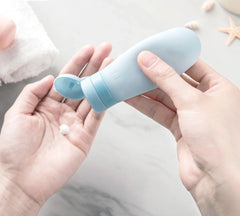Silicone Travel Bottle - Reusable, Squeezable and Soft - Leak-proof