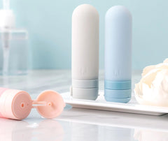 Silicone Travel Bottle - Reusable, Squeezable and Soft - Leak-proof