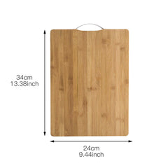 Bamboo Cutting Board w/ Handle - Non-Slip - 3 Sizes to Choose From (1-Piece)