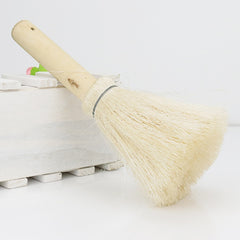 Eco-Friendly Natural Coconut Palm Brush, Oil Free Dish Cleaning Brush Bamboo Handle (1 Piece)